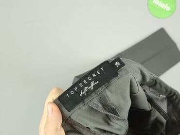 deichmann srebrne buty: Top Secret, Spodnie materiałowe damskie, rozmiar S — 4