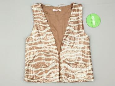 sukienki z piórami na ramionach: H&M, Kamizelka damska, rozmiar M — 2