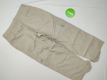 beżowe buty na koturnie ccc: Stradivarius, Spodnie 3/4 damskie, rozmiar M — 3