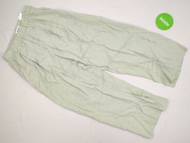 szare szerokie jeansy: Spodnie materiałowe damskie, rozmiar XS — 2