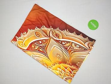 welur materiał: Obrus 140 x 90, kolor - Pomarańczowy, stan - Idealny — 2