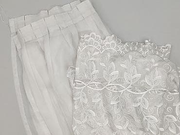 decathlon pl: Biała firana z haftem – elegancka, lekko transparentna - Kolor — 1