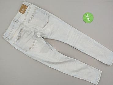 czarne levisy: Bershka, Jeansy damskie, rozmiar L — 3