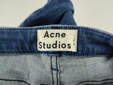 legginsy kolarki: Acne Studios, Jeansy damskie, rozmiar 2XS — 4