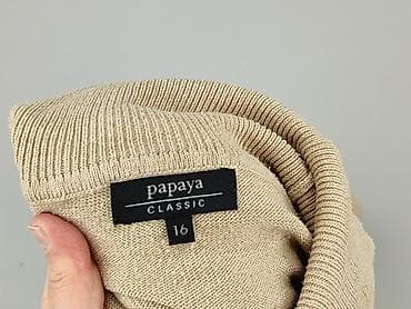 sweter rozowy: Papaya, Golf damski, rozmiar 3XL — 5