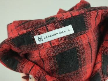 koszulki męskie cropp: Shirt for men, L (EU 40), SZACHOWNICA, condition - Very good — 4