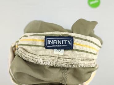 Trousers: Infinity, Material trousers for women, size XL (EU 42) — 4
