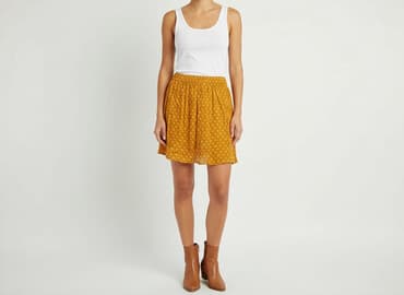spódniczka musztardowa: Spódnica damska, rozmiar S — 5