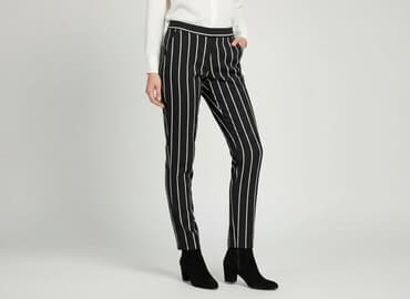 stradivarius spodnie w paski: Dorothy Perkins, Spodnie materiałowe damskie, rozmiar L — 7