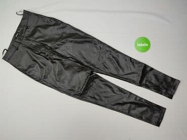 legginsy woskowane wysoki stan: Boohoo, Spodnie damskie, M — 2