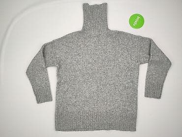 bluoltre sweter: H&M L.O.G.G., Golf damski, rozmiar S — 2