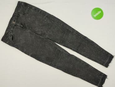 dżinsy reserved z kwiatami: Reserved, Jeansy damskie, rozmiar L — 2