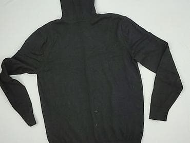 czerwona bluza pull: H&M, Golf dla mężczyzn, rozmiar L — 1