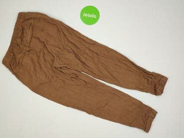 spodnie w paski pull and bear: PULL&BEAR, Material trousers for women, size S — 4