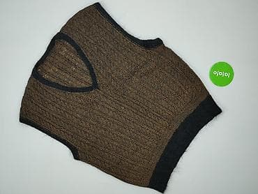 pull and bear vests: Męska kamizelka swetrowa w kolorze brązowym z ciemnym wykończeniem — 2
