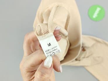 kapcie na ostrogę piętową: Spodnie materiałowe damskie, rozmiar M — 4