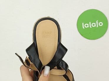 sukienka i sandały na koturnie: Sandały damskie, rozmiar 37 — 5