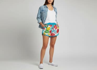 krótkie spodenki w panterke: Szorty damskie, rozmiar M — 6