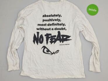 bluzka h m basic: No Fear, Long-sleeved top for men, size S — 3