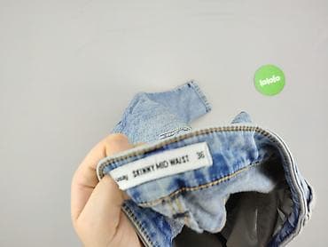 dungarees: Skinny, Jeansy damskie, rozmiar S — 5