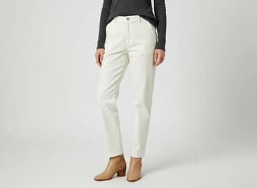 woskowane spodnie z wysokim stanem h m: H&M, Брюки жіночі, розмір M — 1