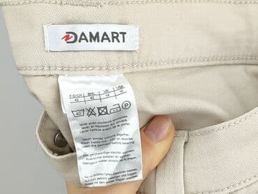 spodnie woskowane beż: Damart, Spodnie materiałowe damskie, rozmiar XL — 5