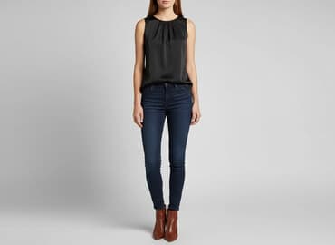 dodatki do czarnej bluzki: Bluzka damska, rozmiar L — 7