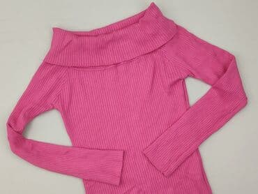 sweter w paski z serduszkiem: Sinsay, Sweter damski, L — 1