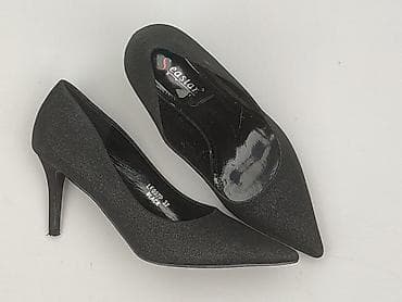 simple: Czarne czółenka na szpilce Seastar - Model: Seastar (LF-097P) - — 1