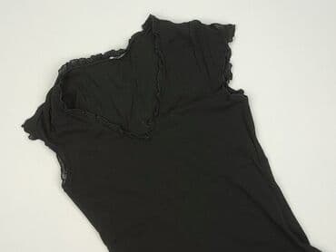 czarne bluzki dekolt v: Bluzka damska, rozmiar S — 1