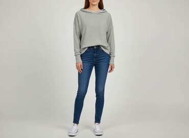 50 style bluzy damskie: Bluza z kapturem damska, rozmiar M — 7