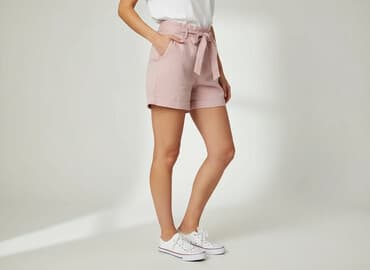 krótkie spodenki z wysokim stanem: Szorty damskie, rozmiar One size — 6