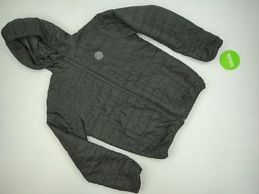 basic apparel kurtki: Męska kurtka pikowana z kapturem, rozmiar M - Kolor: czarny - Lekka — 2