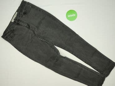 szare szerokie jeansy: Denim Co, Jeansy damskie, rozmiar M — 2