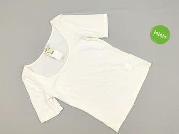 biała bluzka z krótkim rękawem reserved: Reserved, Bluzka damska, rozmiar L — 3