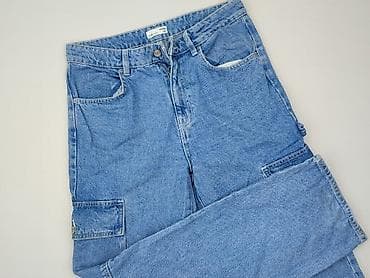 clockhouse wide leg: Sinsay, Jeansy damskie, rozmiar L — 1