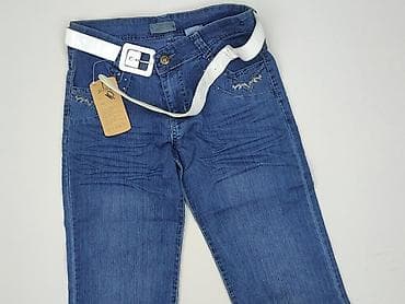 sukienka siatka: Spodnie jeansowe, 13 lat, 158, stan - Bardzo dobry — 1