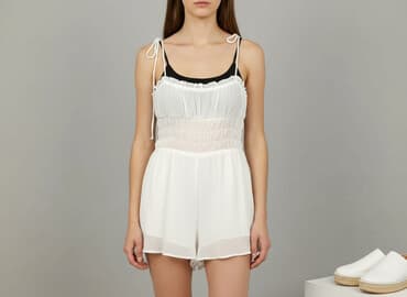 zara kombinezon z frędzlami: Bershka, Kombinezon damski, rozmiar M — 8