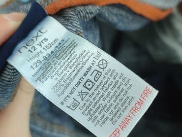 sukienki wow: Spodnie jeansowe, Next, 12 lat, 152, stan - Bardzo dobry — 5