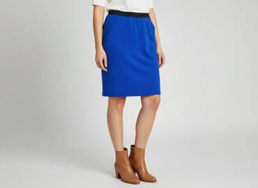 kobaltowa spódnice: Spódnica damska, rozmiar L — 5