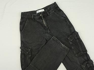 Bershka, Spodnie cargo damskie, rozmiar XS