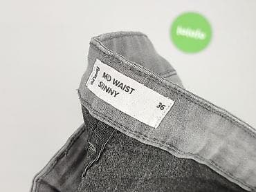 grafitowe jeansy: Sinsay, Jeansy damskie, rozmiar S — 4