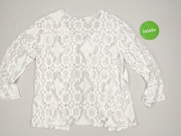 bluzka z kwiatem 3d h: Women's blouse, size M (EU 38) — 3