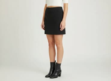 mini spódniczka czarne: Spódnica damska, rozmiar L — 5