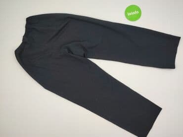 czarne spodnie z białą nitką: Spodnie materiałowe damskie, rozmiar S — 4