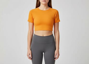 cropp bluzki z krótkim rękawem: Top damski, rozmiar S — 6