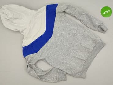 niebieska bluza pull and bear: Bluza z kapturem dla mężczyzn, rozmiar 2XS — 3