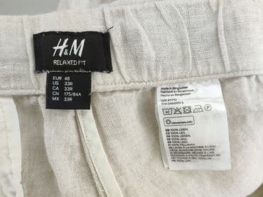 szerokie spodnie lidl: H&M, Spodnie dla mężczyzn, rozmiar M — 4
