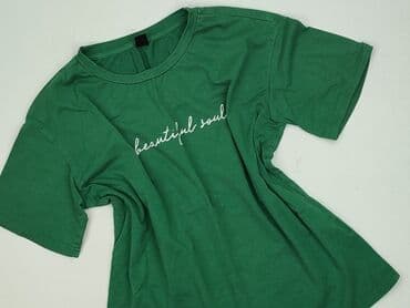 zielona koszulka zara: Shein, T-shirt damski, rozmiar S — 1