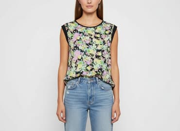 hm bluzki z krótkim rękawem: H&M, Bluzka damska, rozmiar XS — 7